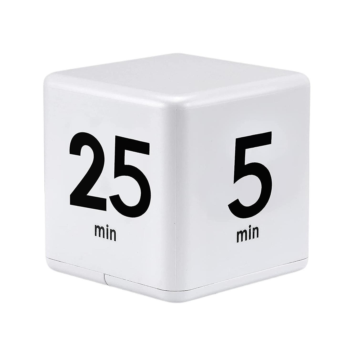 Cube Timer Kitchen Timer Timer Sensor Flip And Countdown 25-5-45-15 Minutes