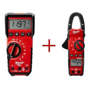 MW Digital Multimeter with 400 Amp Clamp Meter Value Bundle 2216-20-2235-20