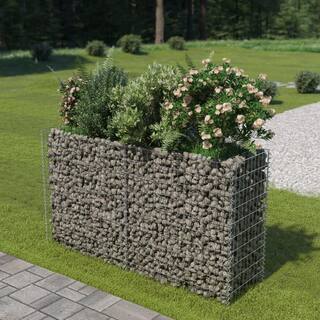cenadinz Galvanised Steel Gabion Raised Bed H-D0102HEL4YA