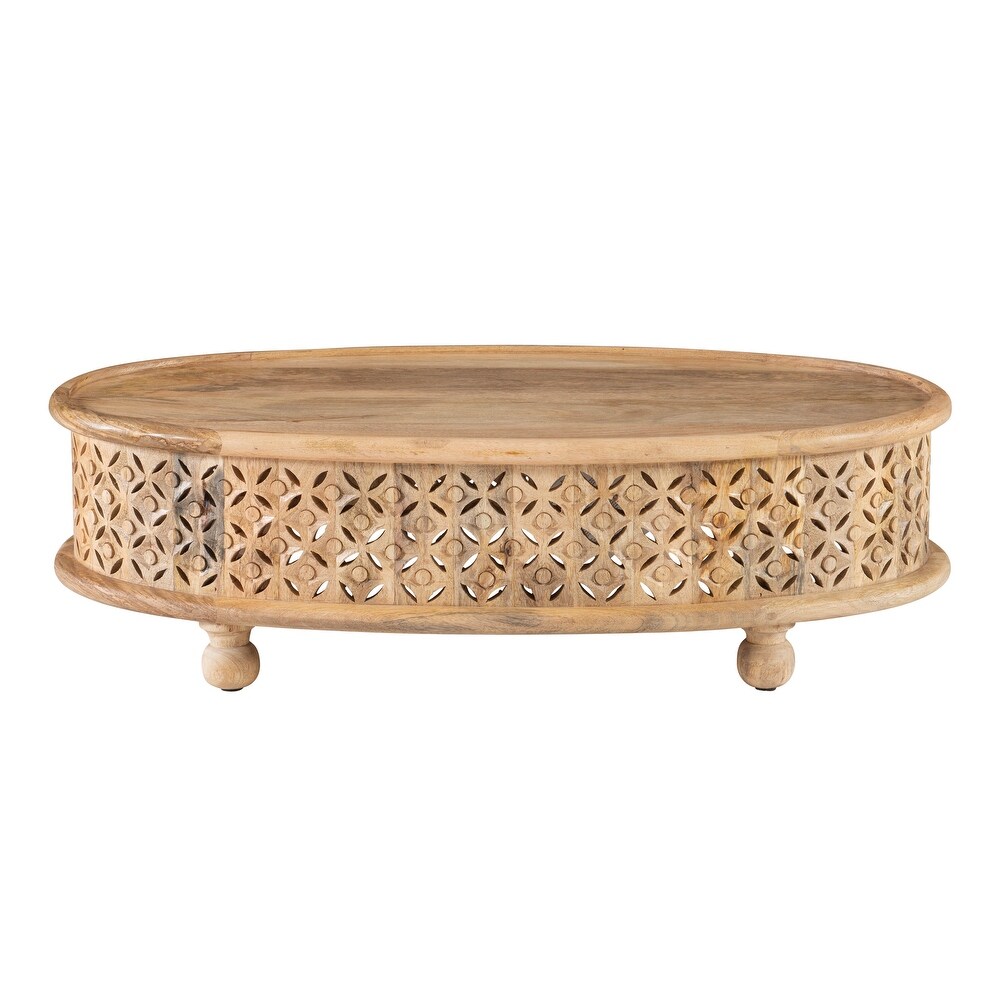 Jennifer Boho Oval Coffee Table