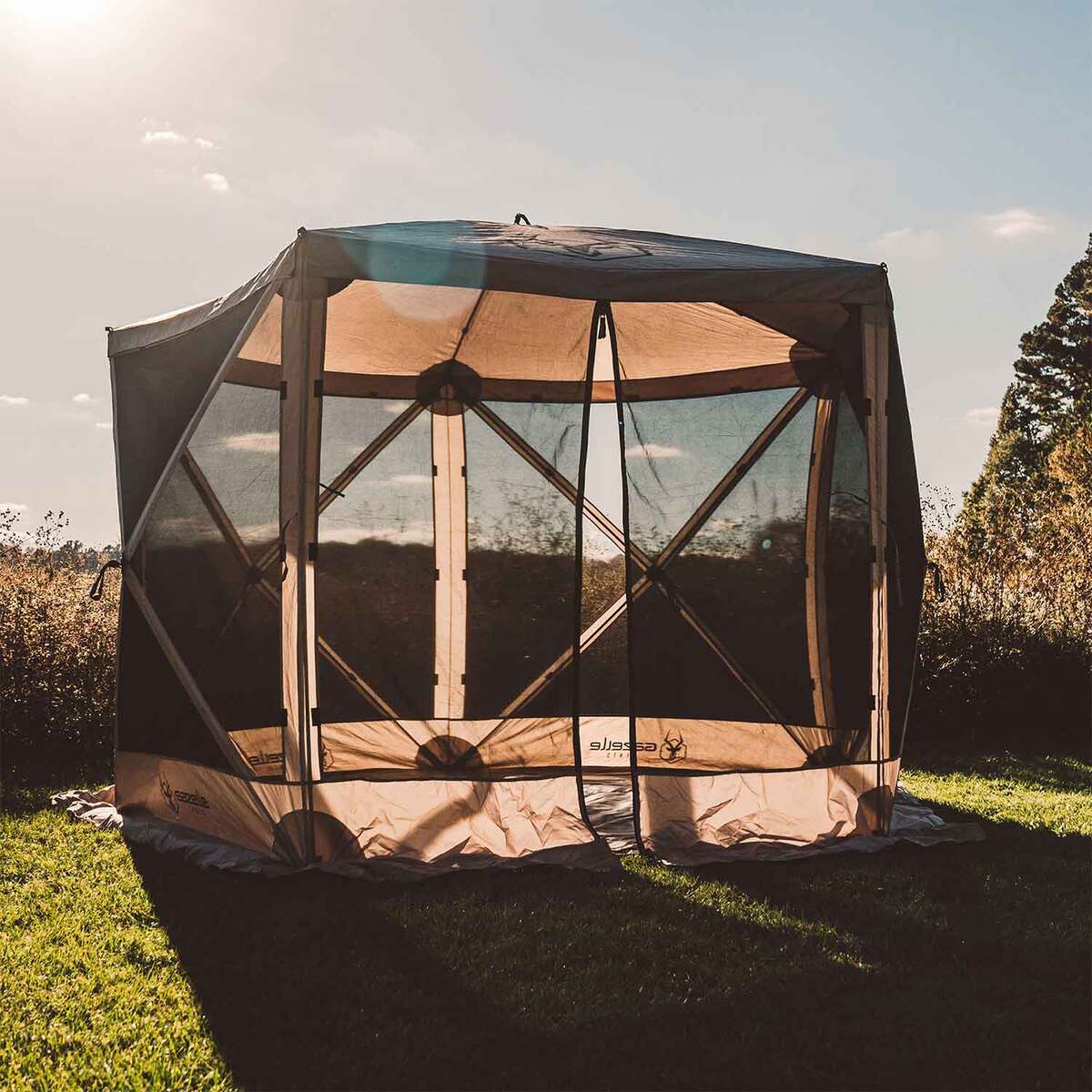 Gazelle G5 5sided Portable Gazebo  Desert Sand