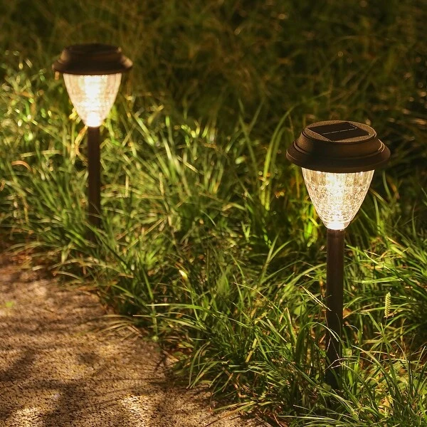 Solar Powered Waterproof LED Pathway Garden Light Pack(8 Pack) - 8 Pack