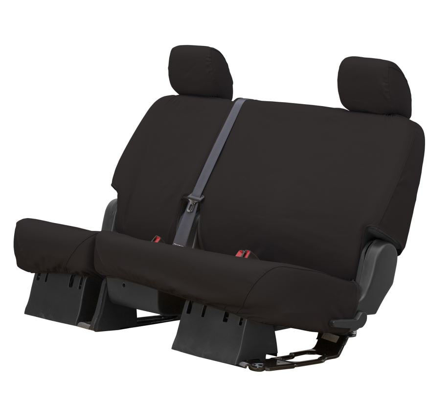 Covercraft SeatSaver Custom Second Row Seat Cover: Charcoal， Polycotton， 40/60 Bench Seat， 1 Pack