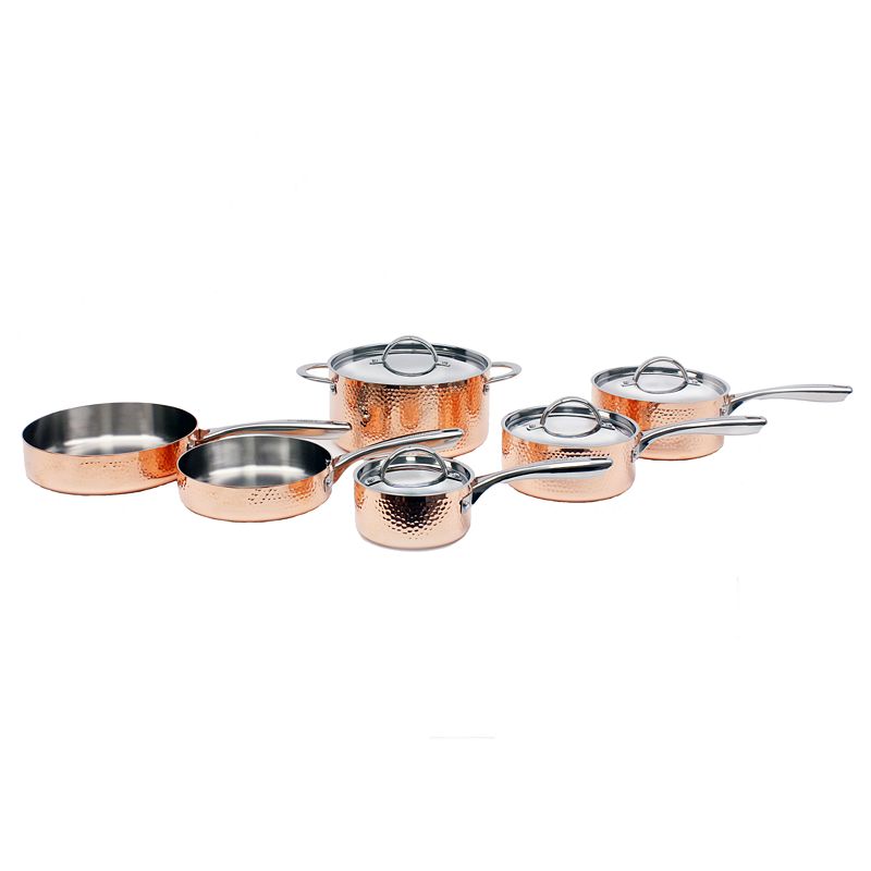 BergHOFF Vintage Collection 10-pc. Copper Cookware Set