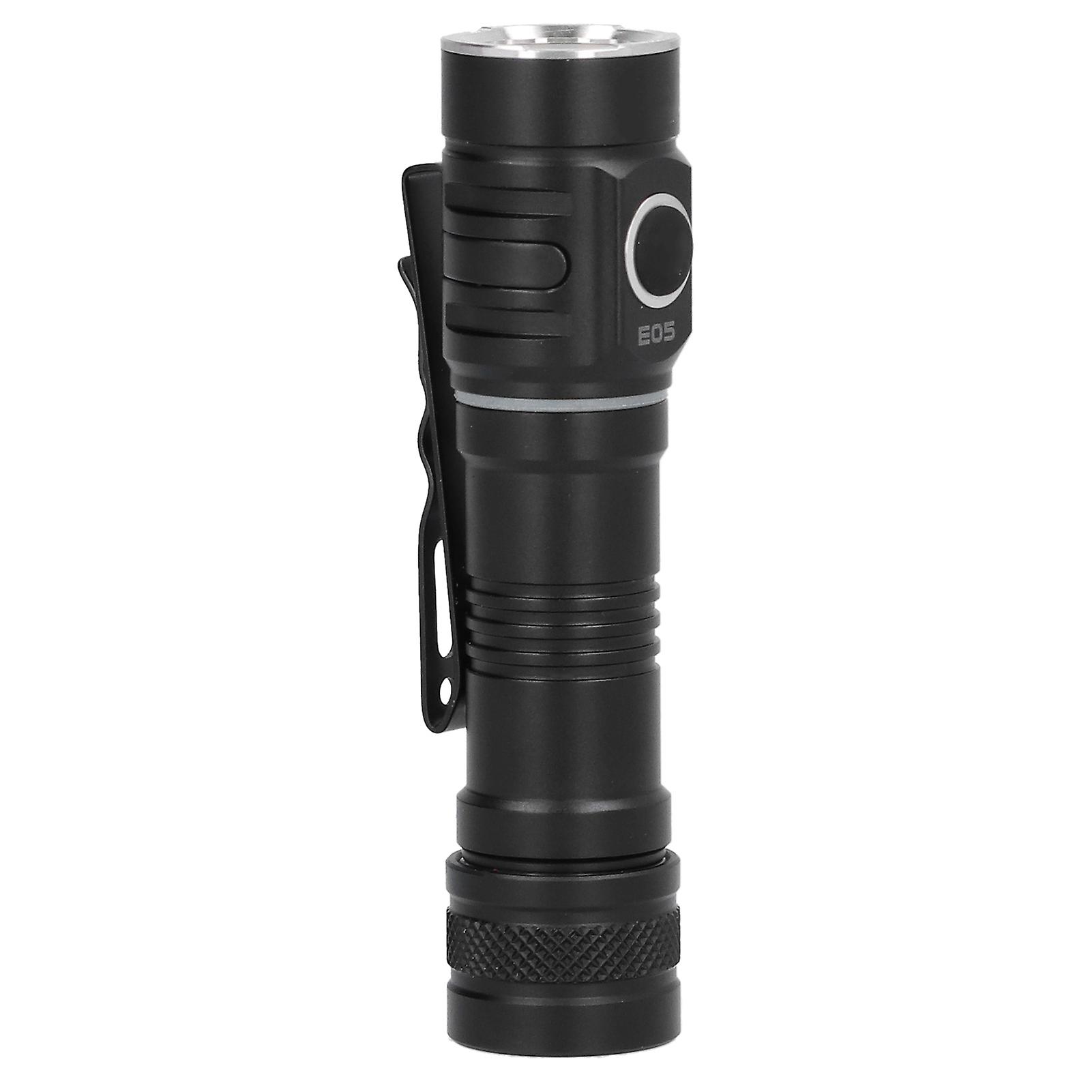 Outdoor Ip68 Waterproof Led Flashlight Portable Usb Rechargeable Torch Light With Clip