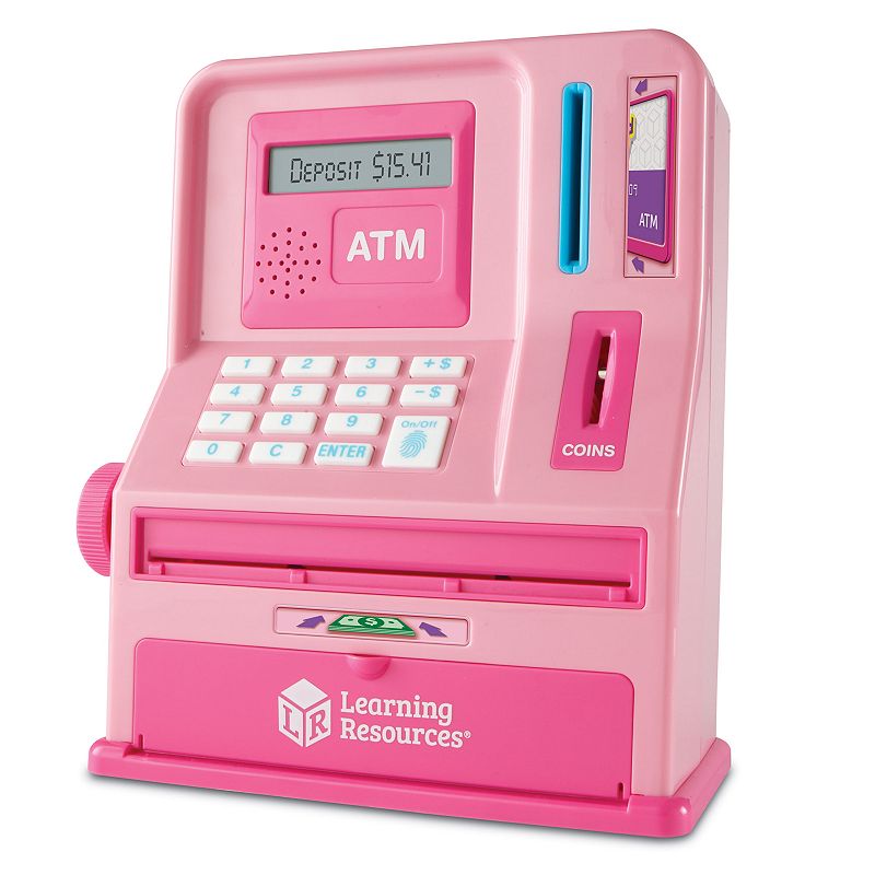 Learning Resources Pretend and Play Teaching ATM Bank