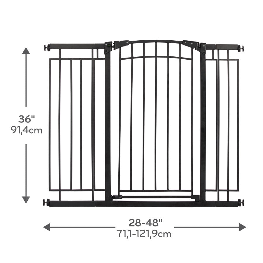 Multi-Use Décor Tall Walk-Thru Baby Gate