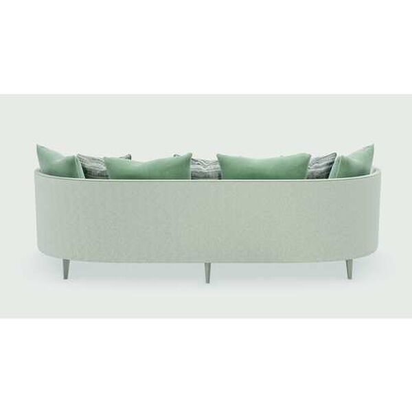 Caracole Upholstery Silver Shadow Piping Hot Sofa