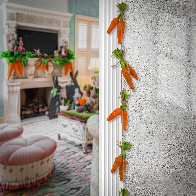 String Of Carrots Garland