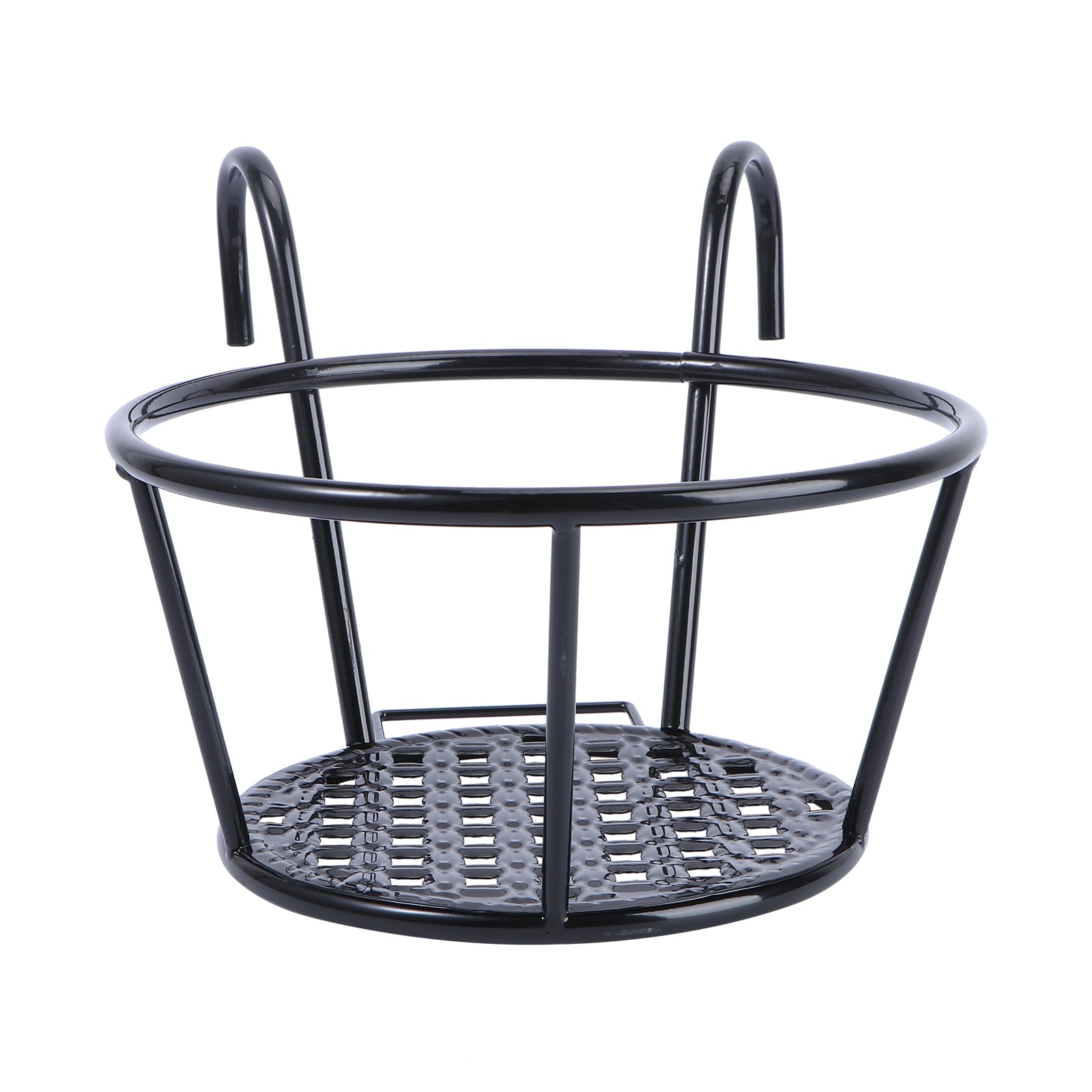 Nuolux Holder Planter Railing Balcony Hangingflower Pot Metal Stand Pots Fence Flowerpot Planters Over Potted Rail Deck Rack