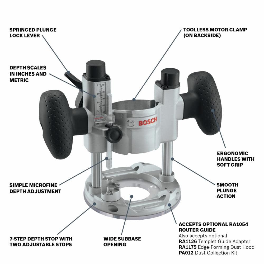 Bosch Plunge Base for PR20EVS and PR10E Colt Palm Router Motor PR011 from Bosch