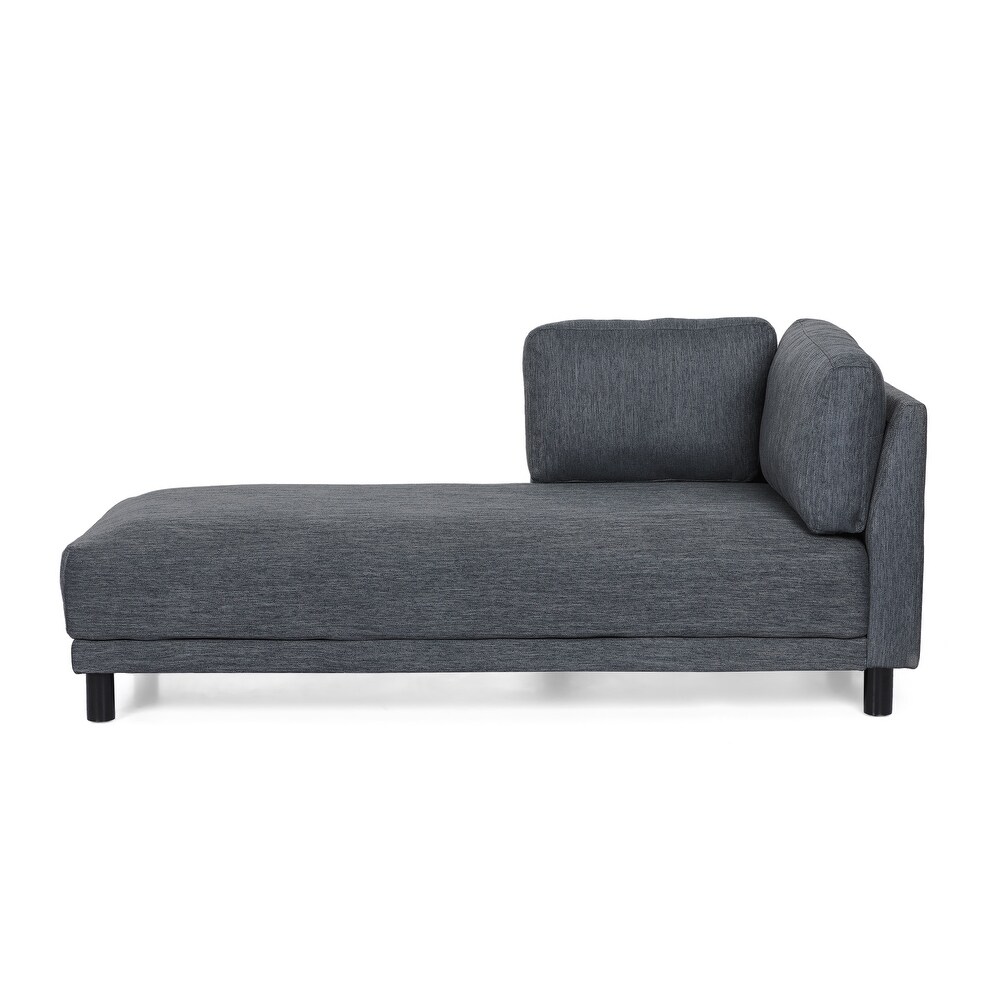 Hyland Contemporary Fabric Chaise Lounge by Christopher Knight Home   33.25\