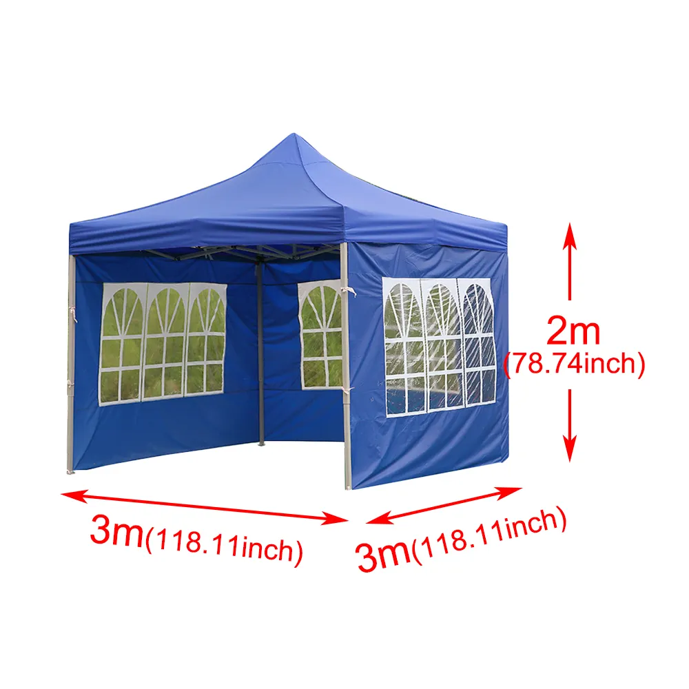 China Manufacturer supply trade show tent garden gazebo professional aluminum folding tent