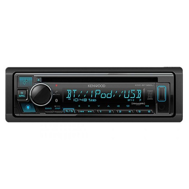 Kenwood Kdc bt382u Cd Receiver With Bluetooth Compatible With Alexa Front Usb amp Aux And Siriusxm Ready