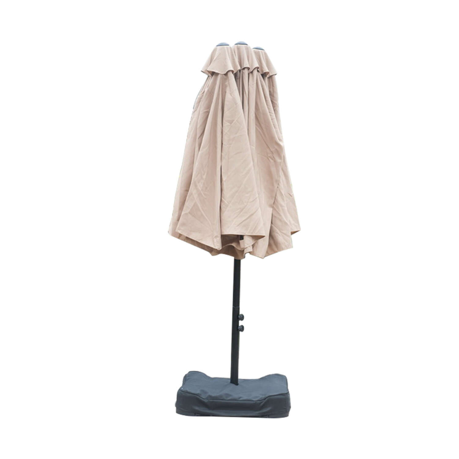 Living Accents Octagon 181.1 in. Tiltable Beige Patio Umbrella