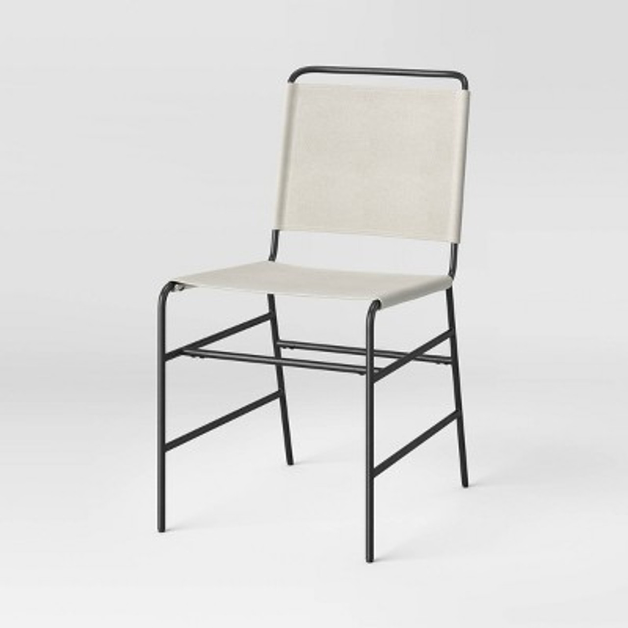 Ward Sling Metal Dining Chair Cream Canvas - Threshold™