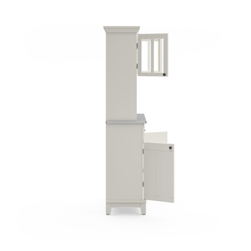 Homestyles Buffet Of Buffets Off White Wood Buffet with Hutch   31\