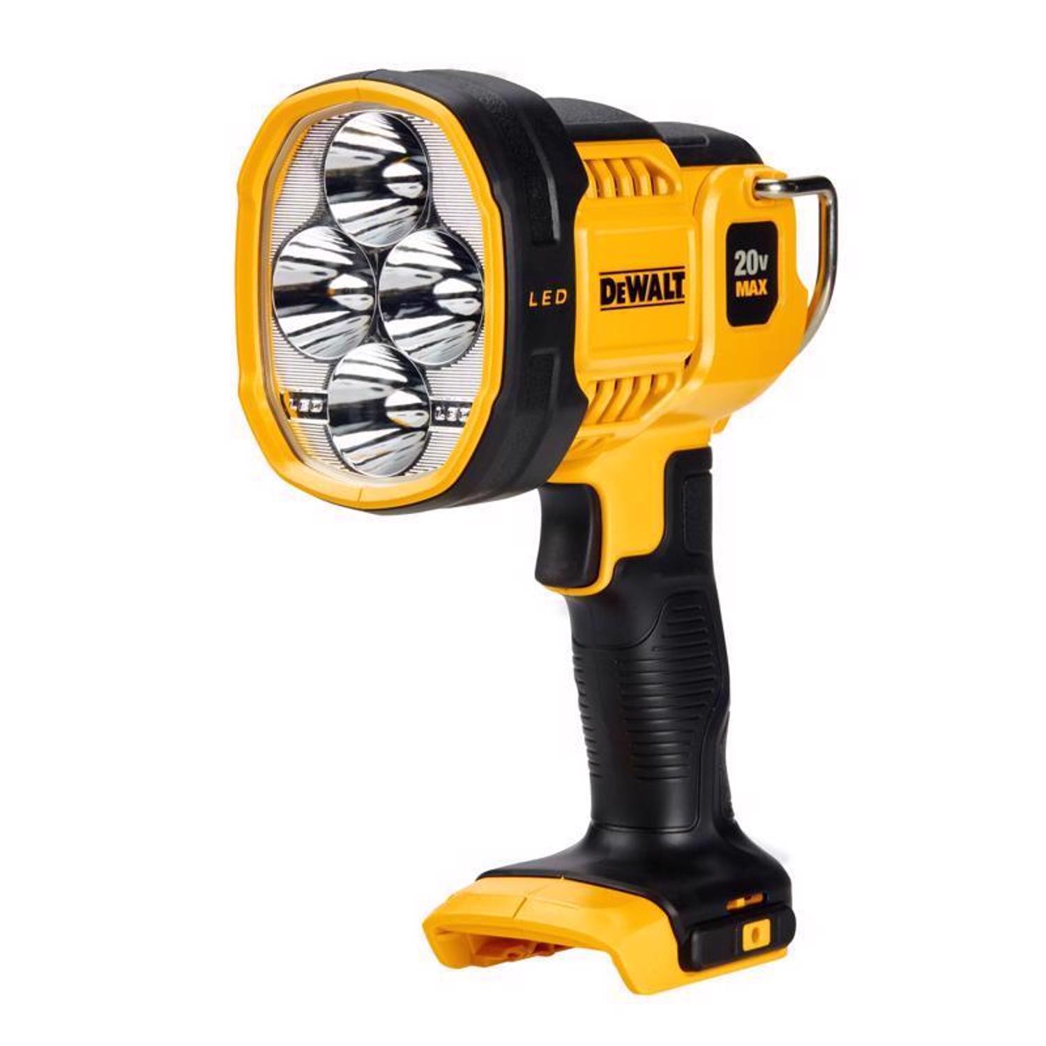 DW 20V MAX 1500 lm Black/Yellow LED Jobsite Spotlight