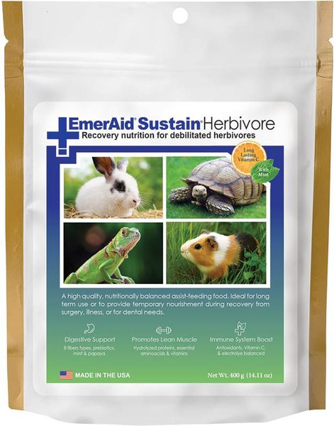 Lafeber EmerAid Sustain Herbivore Recovery Small Animal Food