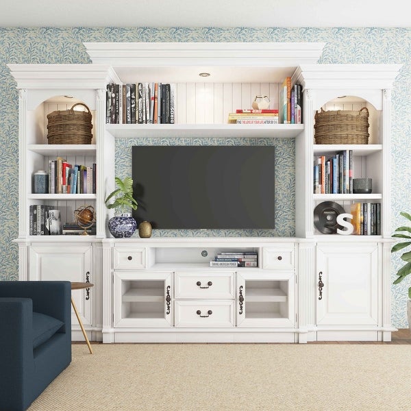 Copper Grove Cantaura White Entertainment Center