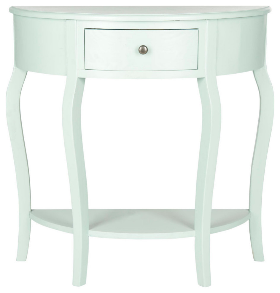 Anna Demilune Small Console Celadon   Transitional   Console Tables   by V.S.D Furniture  Houzz