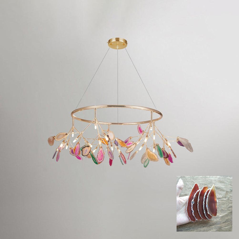 Agate Flake Chandelier