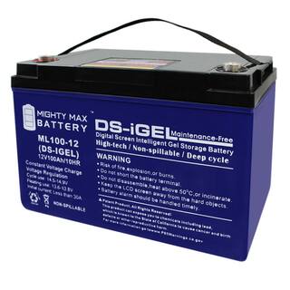 MIGHTY MAX BATTERY 12V 100AH GEL Battery Replacement for Longway LW-6FM85GJ MAX3847908