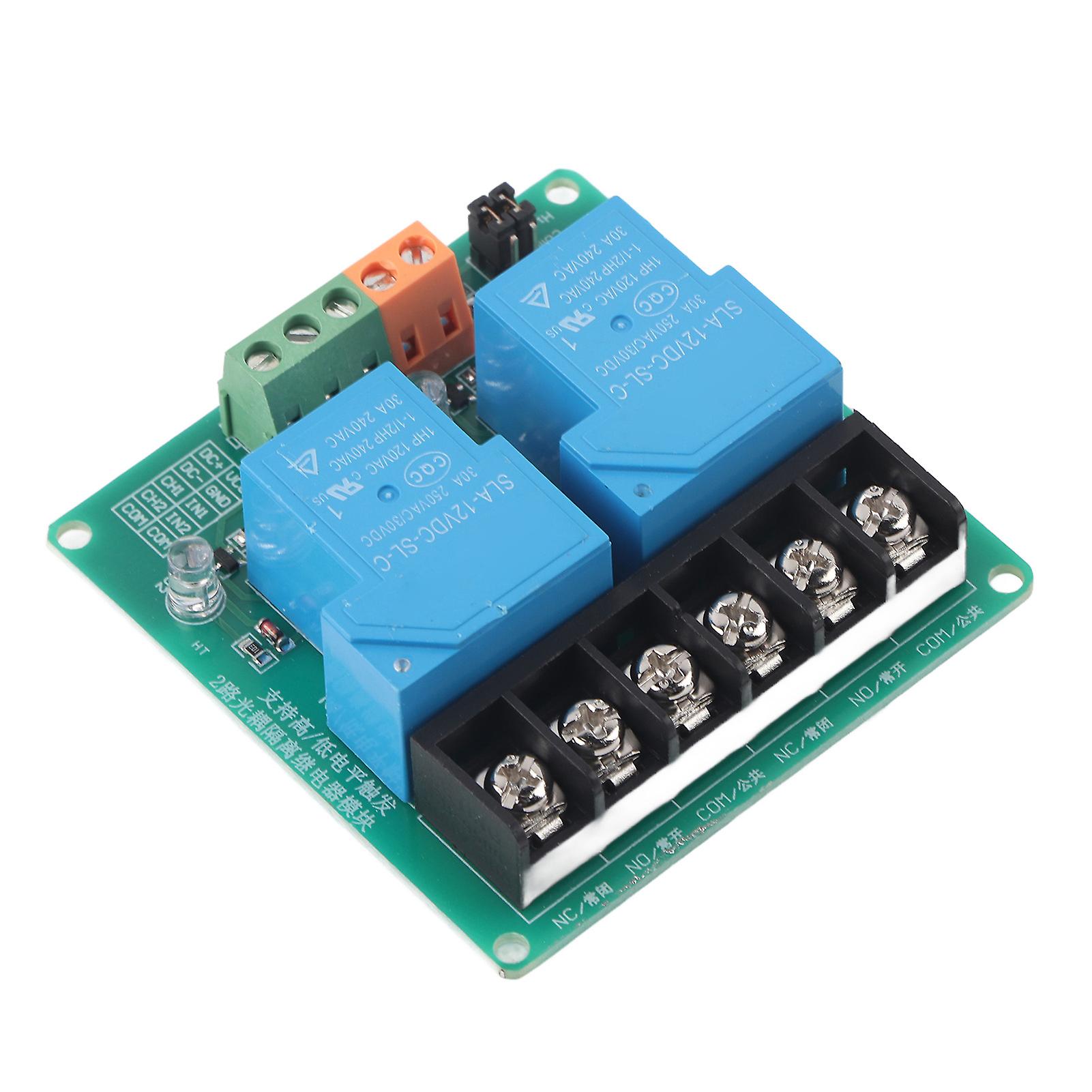 Relay Module Copper Clad Laminate Humanized Interface Design Trigger Board For Plc Automation Equipment12v