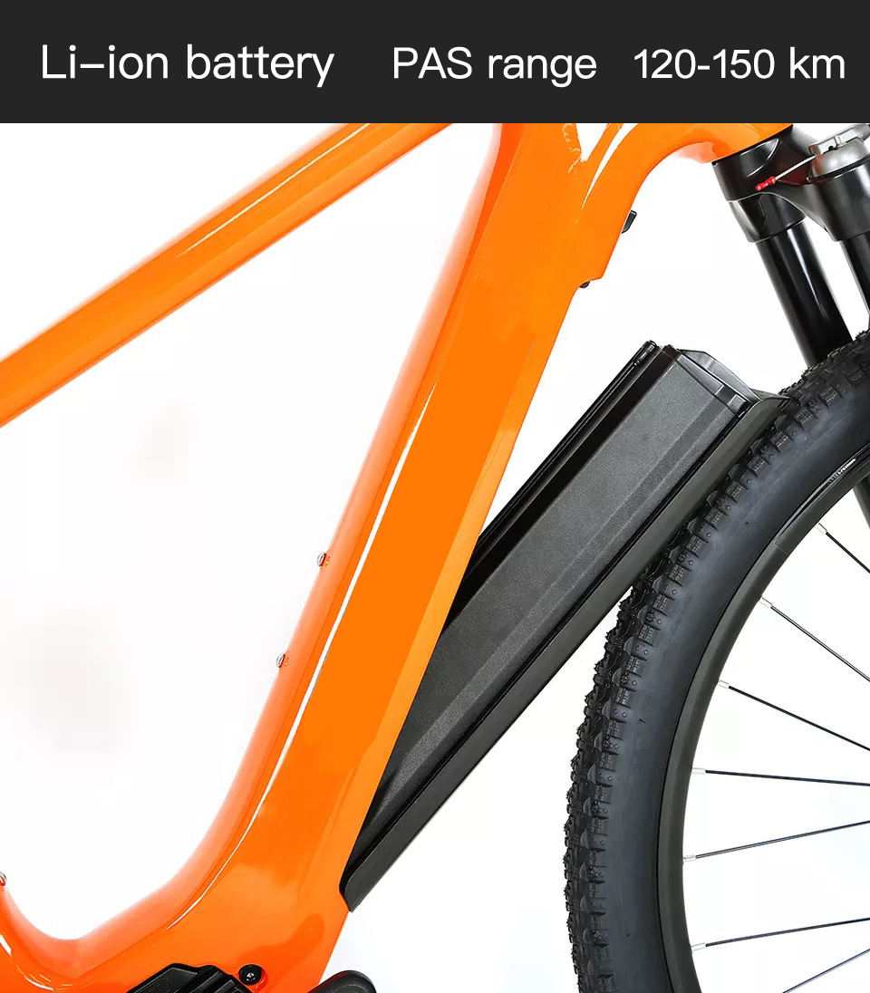 GALAXY ebike 36V 250W mid drive electric mtb full suspension electric cycle electric mountain bike