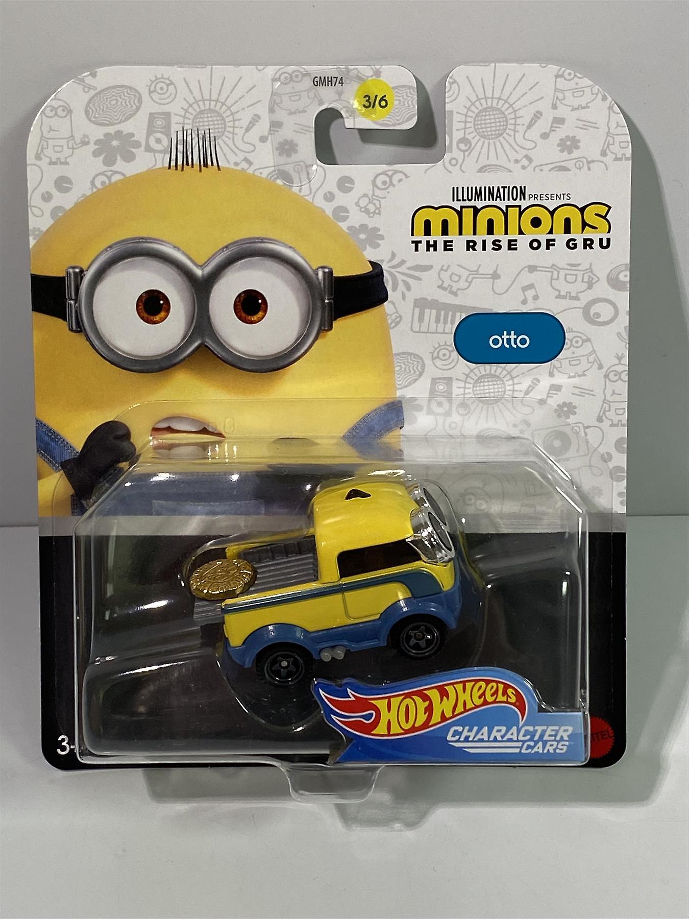 Minions Otto The Rise of Gru Hot Wheels Character Cars 1:87 GMH77