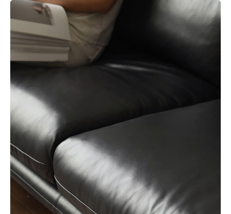 Leather Classic Sofa   Midcentury   Sofas   by GVAwood  Houzz