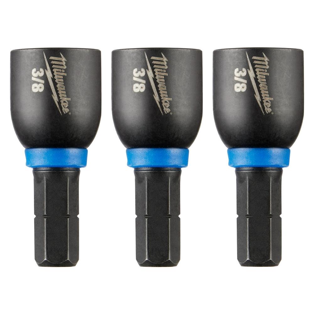 Milwaukee SHOCKWAVE Impact Duty 3/8 Insert Magnetic Nut Driver 3PK 49-66-4515 from Milwaukee