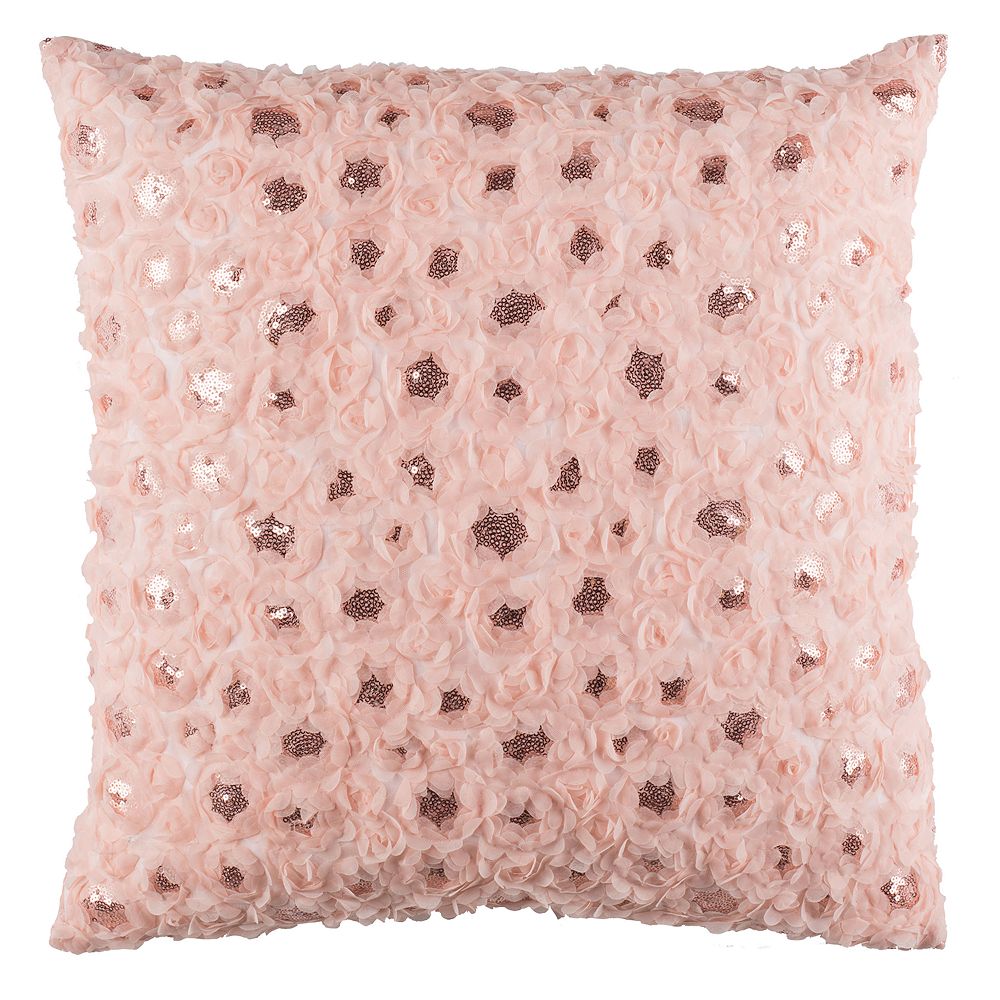 Safavieh Glam Sequin Floral Throw Pillow