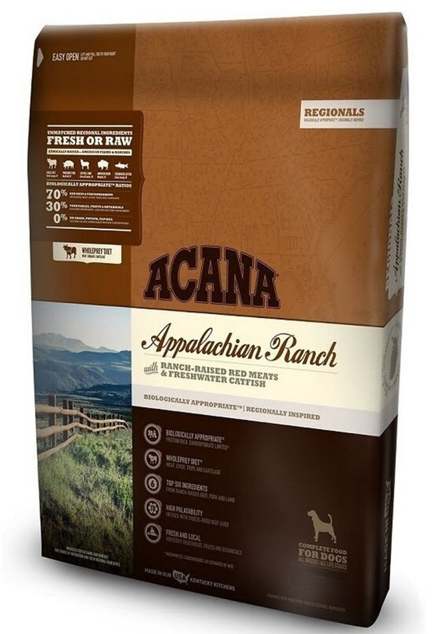 Acana Appalachian Ranch Grain Free Adult Dog Food