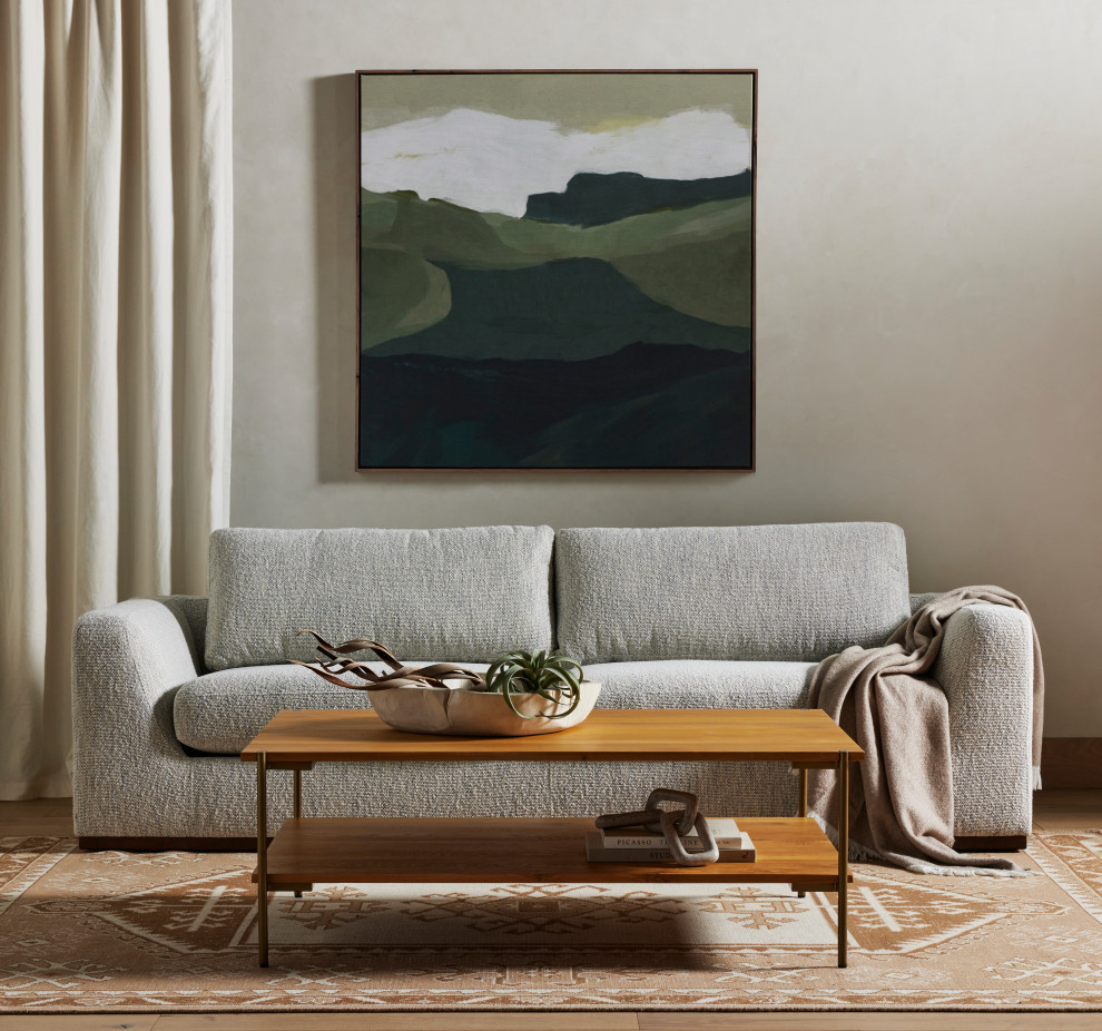 Carlisle Coffee Table  Natural Oak   Contemporary   Coffee Tables   by Four Hands  Houzz