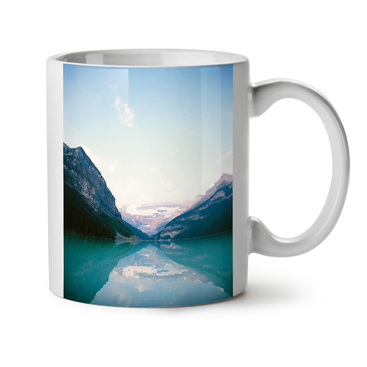 Snow Lake Mountain NEW White Tea Coffee Ceramic Mug 11 oz | Wellcoda