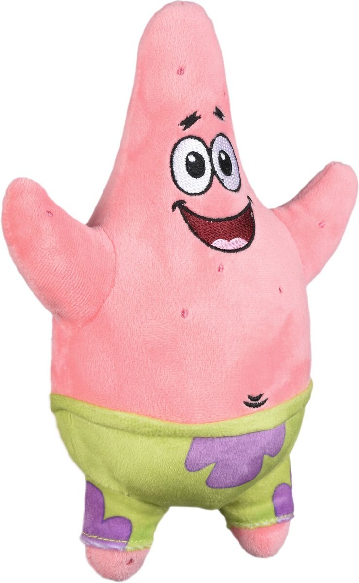 Fetch For Pets Spongebob Patrick Figure Plush Squeaky Dog Toy