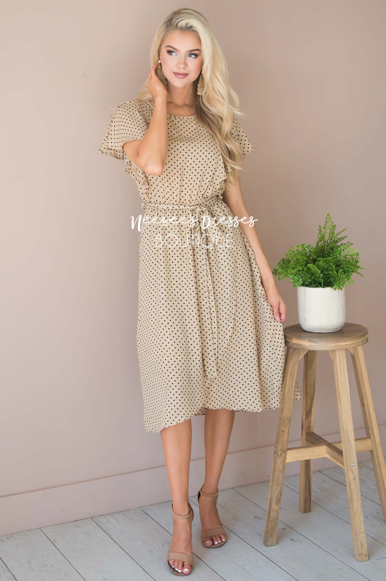 The Kynlei Polka Dotted Dress