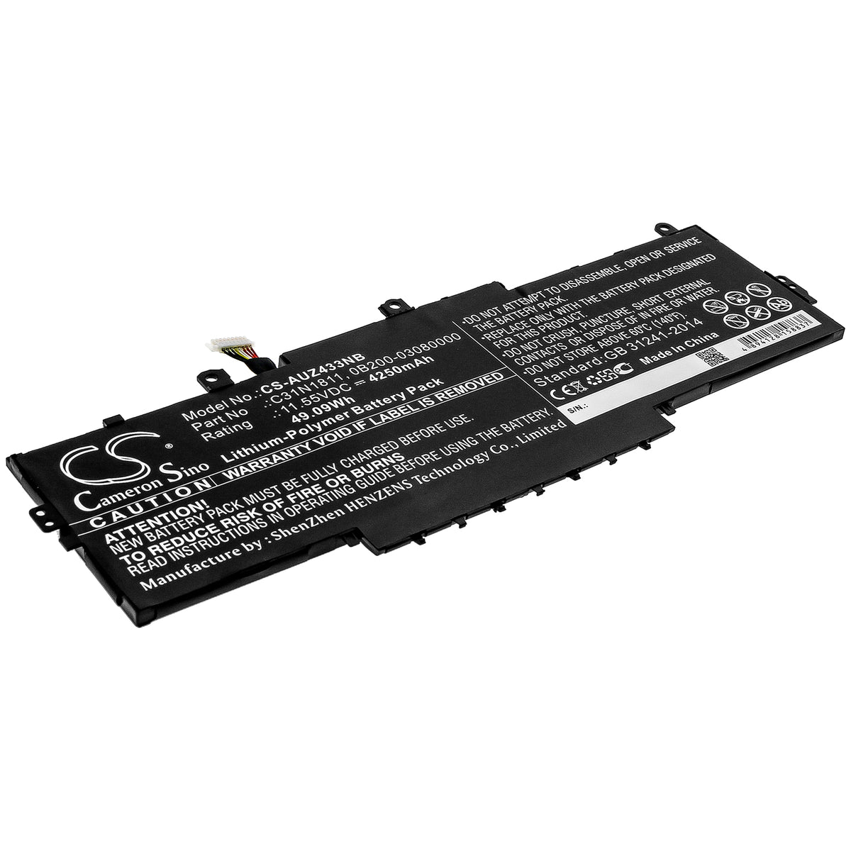 Asus BX433FN Deluxe 13 Deluxe14 RX433FN U4300 U430 Replacement Battery BatteryClerkcom Laptop and Notebook