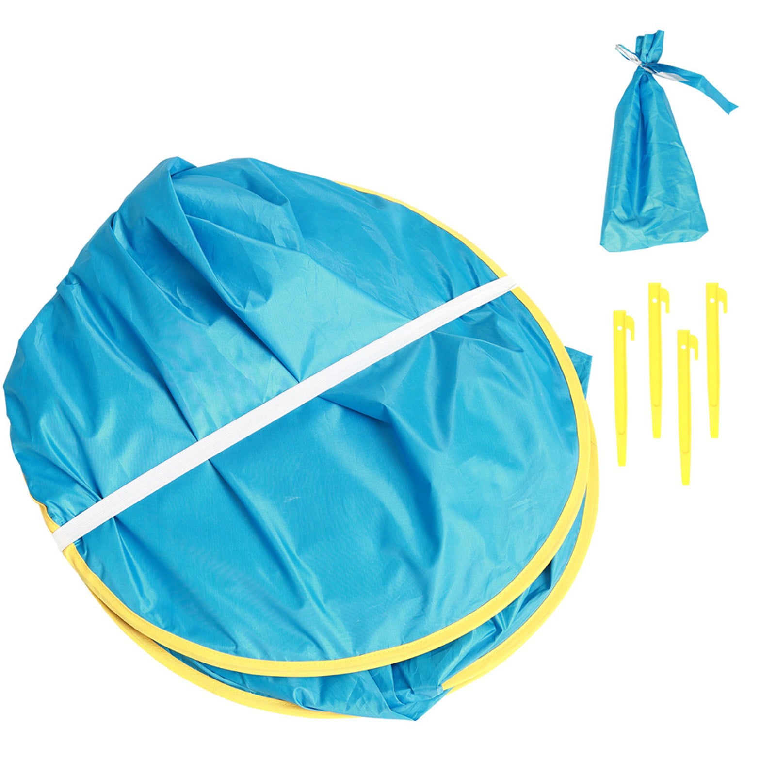 Baby Beach Tent With Pool 2021 Upgrade Easy Fold Up＆Pop Up Unique Ocean World