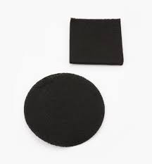 Norpro Replacement Filters for Stainless Steel Compost Keeper, 2 Pieces, Round & Square, Black