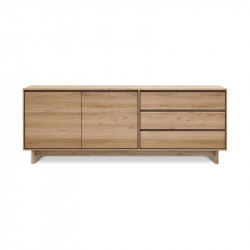 Buffet Wave 205X46X77CM Chêne Ethnicraft - Mobilier Intérieur - GRIIN