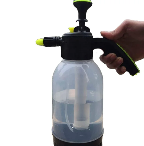 Professional degassing 2L High Plastic Watering Can Garden Portable Water Manual Hand Pump Air Pressure Sprayer Bottle