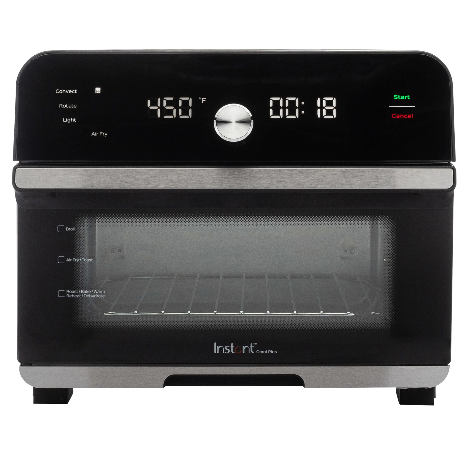 Instant Omni Plus Stainless Steel Black/Silver Toaster Oven 13.9 in. H X 15.7 in. W X 16.5 in. D