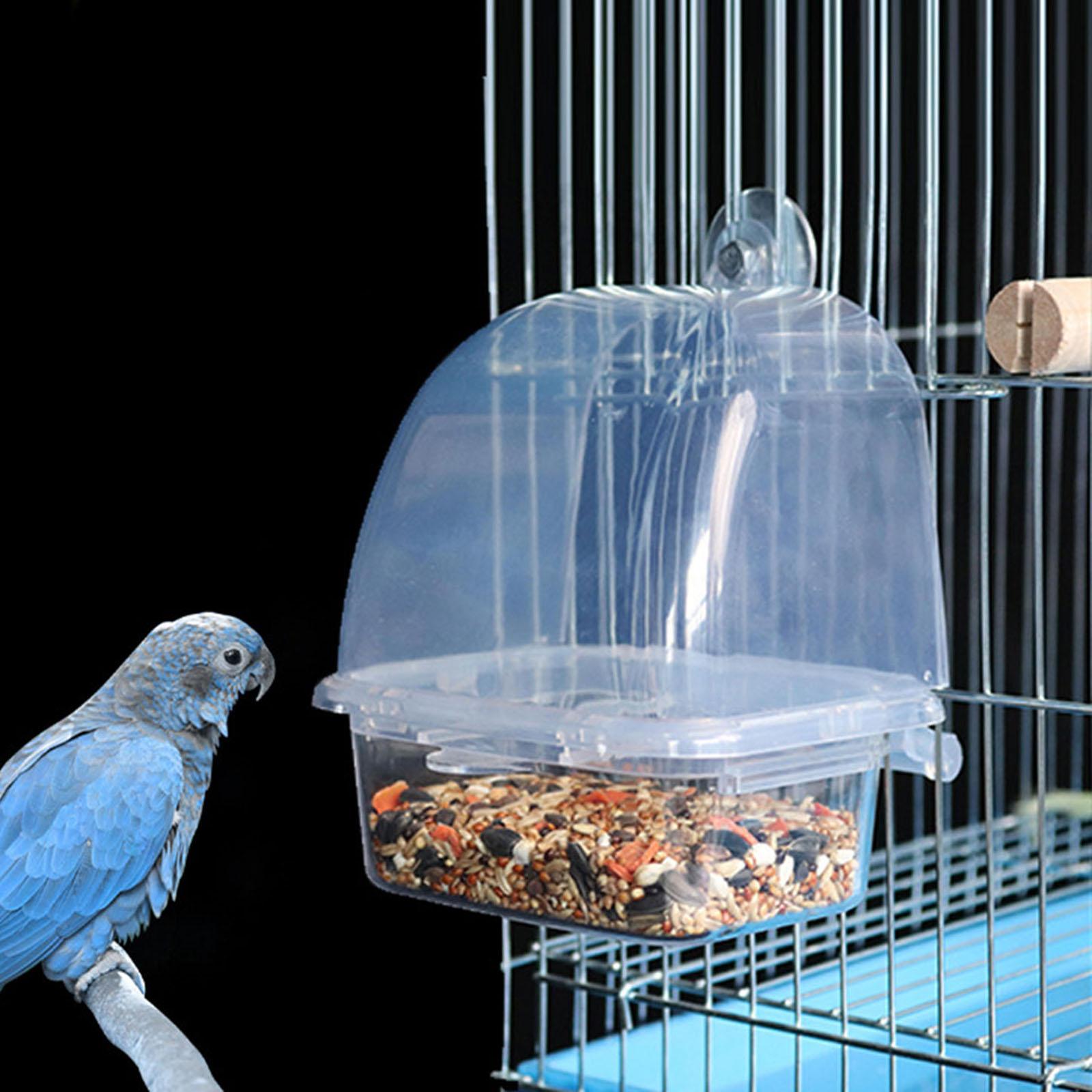 Bird Feeder Cage Hanging Feeder for Parakeet Small to Medium Birds