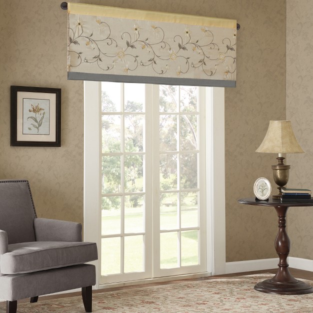 Monroe Embroidered Window Valance