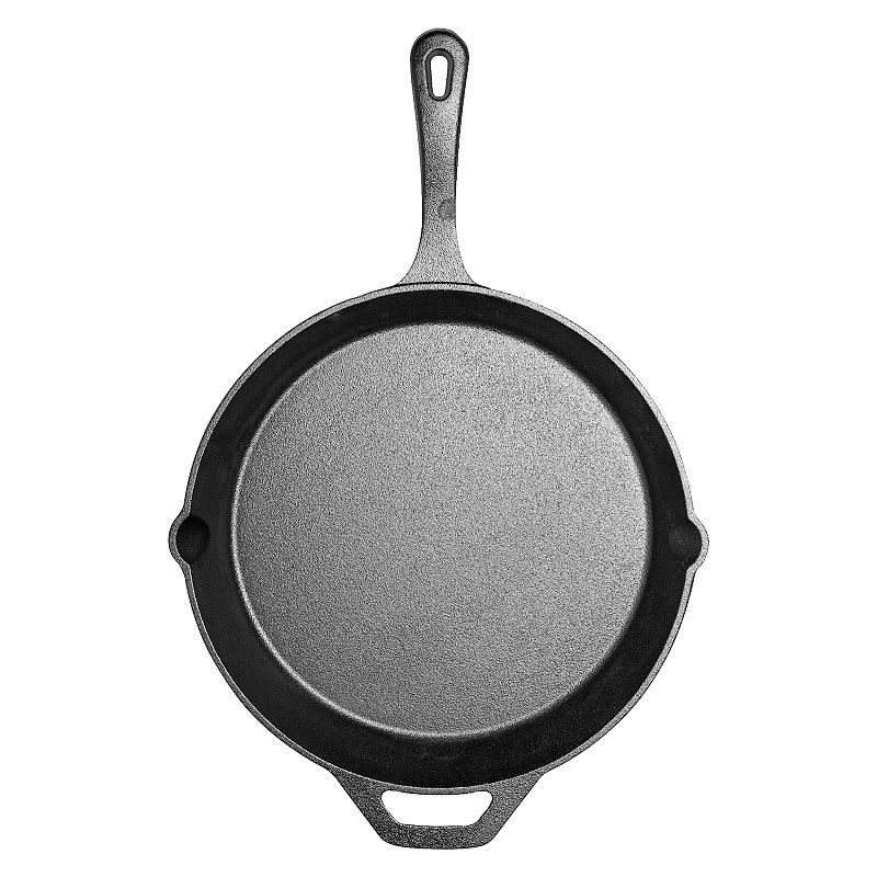 Heavy Duty Pre Seasoned Cast Iron Frying Pan， 10 Inch Fry Pan