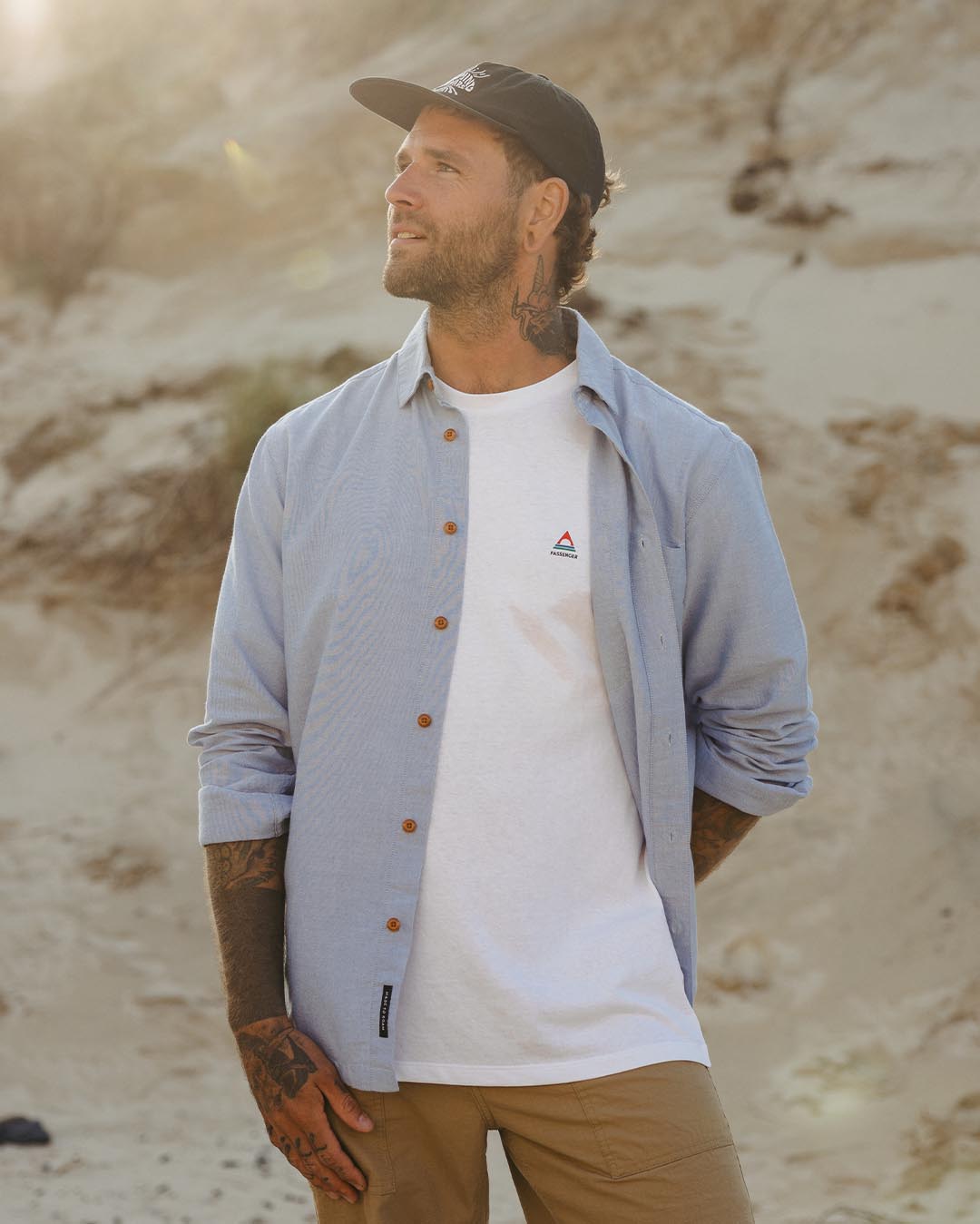 Arica Organic Shirt - Chambray