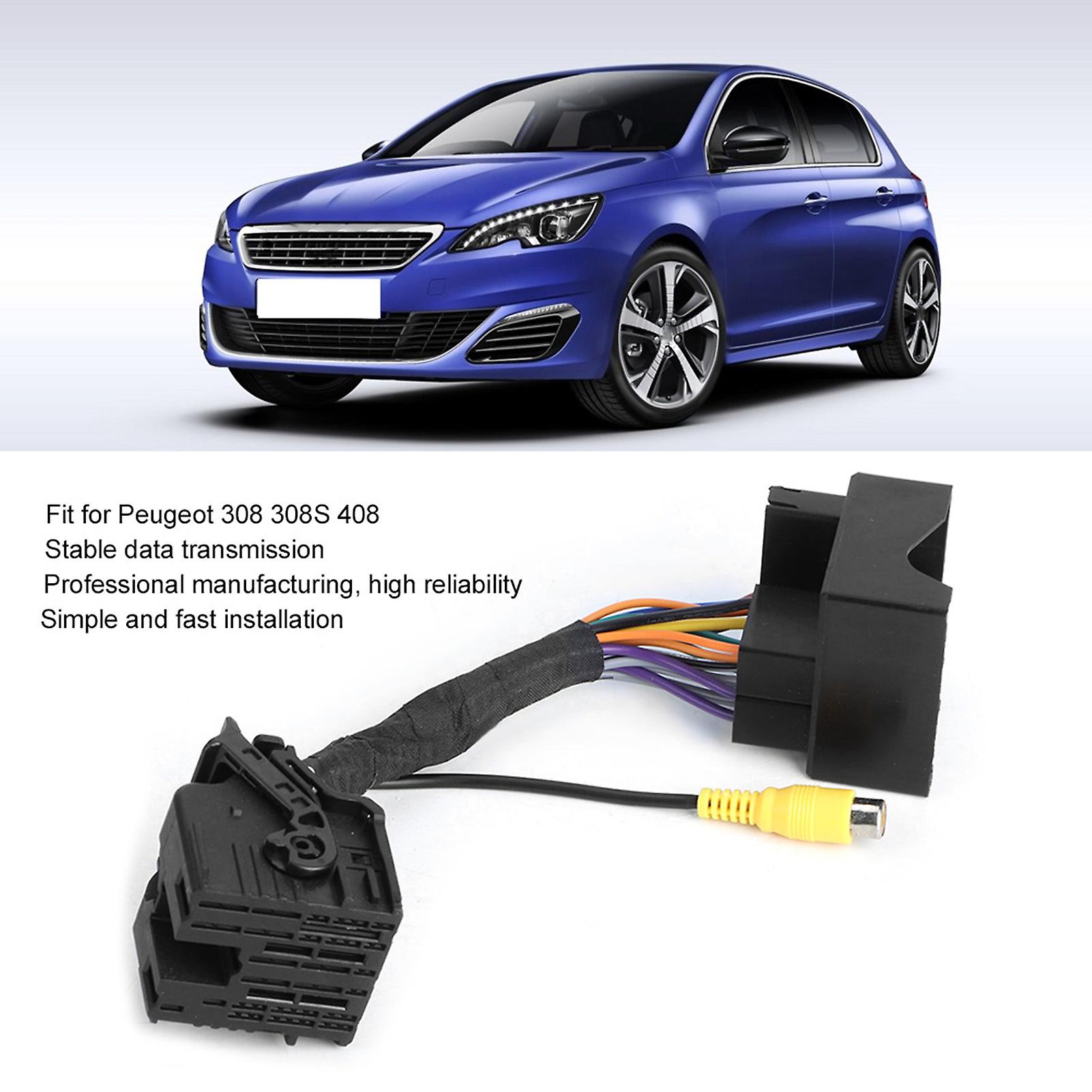 Rcc Radio Nac Wireless Cable Adapter With Reversing Rear View Fit For Peugeot 308 308s 408 2018-2021