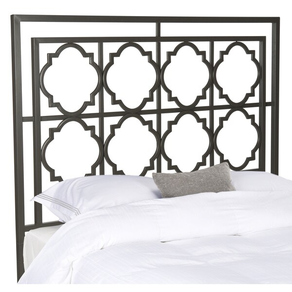 SAFAVIEH Silva Gunmetal Geometric Headboard (Queen) - - 10329096